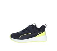 PUMA - Flyer 3 AC+ PS, Zapatillas Unisexo, New Navy-Lemon Sherbert-PUMA White,