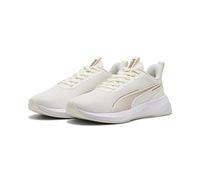 PUMA Flyer Lite 3Road - Tenis Unisex para Correr, Blanco cálido Puma Gold, 42 EU