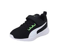 PUMA Flyer Runner V Ps, Zapatillas de Running Unisex niños, Green Flash Puma White Puma Black, 28 EU