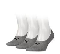 PUMA Calcetines invisibles gris moteado / negro 39-42 gris moteado / negro