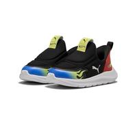 PUMA Fun Racer 2 SLIPTECH Hot Wheels INF, Zapatillas Unisex bebé, Black-Lemon Sherbert Team Royal, 22 EU
