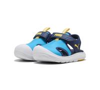 PUMA Fun Racer Sandal V INF, Slide Unisex bebé, Speed Blue-PELÉ Yellow, 25.5 EU
