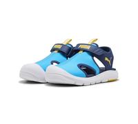 PUMA Fun Racer Sandal V PS, Slide, Speed Blue-PELÉ Yellow, 32.5 EU