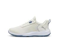 Puma Fusion Crush Sport - Zapatos de Golf para Mujer, Horizonte Blanco cálido y Azul, 9
