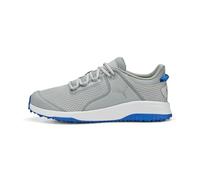 PUMA Fusion Grip, Zapatos de Golf Hombre, Flat Light Gray Silver Team Royal, 42 EU
