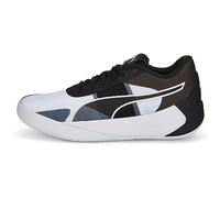 PUMA Fusion Nitro Team, Zapatillas Deportivas Unisex Adulto, White Black, 43 EU