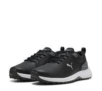 Puma - Fusion Plus SL, Zapatos de Golf Masculino, Puma Black-Puma White,