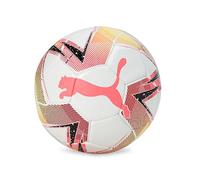 Puma Futsal 3 Ms, Balón, Puma White-Sunset Glow-Sun Stream, Talla 4 (62 cm)