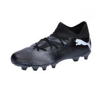 PUMA Future 7 Match FG/AG JR, Soccer Shoe, Black White, 33 EU