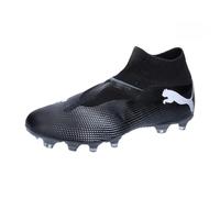 PUMA Zapatillas de fútbol 'FUTURE 7 MATCH' negro / plata, Talla 44,5