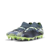 PUMA Future 7 Match MxSG, Soccer Shoe Unisex Adulto, Gray Skies White-Fizzy Apple, 42 EU