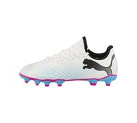 Puma Future 7 Play FG/AG Junior Football Boots J10 Puma White J10 Puma White