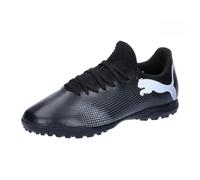 PUMA Future 7 Play TT Jr, Soccer Shoe, Black White, 38 EU