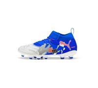 Puma Future 8 Match FG/AG Jr - Tenis de fútbol Unisex para niños, Blanco/Azul, 5 UK