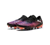 PUMA Future 8 Match Low FG/AG, Zapatillas de fútbol Unisex Adulto, Black White-Glowing Red, 45 EU