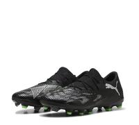 PUMA Future 8 Match Low FG/AG, Zapatillas de fútbol Unisex Adulto, Black Silver-Fluo Green, 39 EU