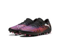 Puma - Future 8 Match Low MG, Zapatillas de fútbol Unisexo, Puma Black-Puma White-Glowing Red,