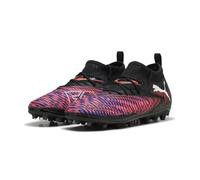 PUMA Future 8 Match MG JR, Zapatillas de fútbol, Black White-Glowing Red, 35 EU