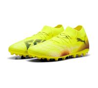 PUMA Zapatillas de fútbol 'FUTURE 8 MATCH' amarillo / rosa / negro / blanco, Talla 42,5
