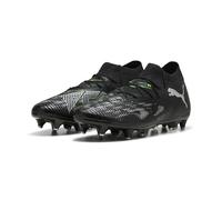 PUMA Future 8 Match MXSG, Zapatillas de fútbol Unisex Adulto, Black Silver-Fluo Green, 42 EU
