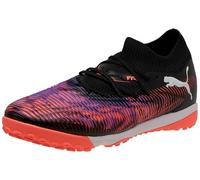 PUMA Future 8 Match TT, Zapatillas de fútbol Unisex Adulto, Black White-Glowing Red, 40.5 EU