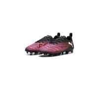 PUMA Future 8 Play FG/AG JR, Zapatillas de fútbol, Black White-Glowing Red, 38 EU