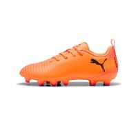 PUMA Future 8 Play FG/AG Jr, Zapatillas de fútbol, Heat Fire Black Ravish, 31 EU