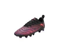 Puma - Future 8 Play FG/AG JR, Zapatillas de fútbol Unisexo, Puma Black-Puma White-Glowing Red,