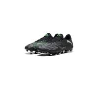 PUMA Future 8 Play FG/AG, Zapatillas de fútbol Unisex Adulto, Black Silver-Fluo Green, 44 EU