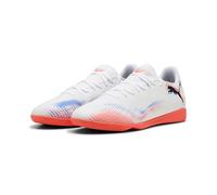 Puma Future 8 Play It - Tenis de fútbol Unisex, Puma Blanco Puma Negro Rojo Brillante, 44.5 EU