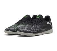 PUMA Future 8 Play IT, Zapatillas de fútbol Unisex Adulto, Black Silver-Fluo Green, 46 EU