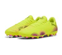 PUMA Future 8 Play MG, Zapatillas de fútbol Unisex Adulto, Yellow Alert Black-Sun Struck, 43 EU
