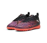 PUMA Future 8 Play TT JR, Zapatillas de fútbol, Black White-Glowing Red, 31 EU