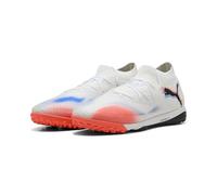 PUMA Future 8 Pro Cage, Zapatillas de fútbol Unisex Adulto, Blanco Negro Rojo Brillante, 39 EU