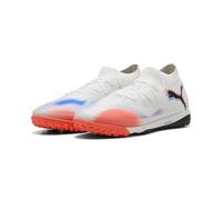 PUMA Future 8 Pro Cage, Zapatillas de fútbol Unisex Adulto, Blanco Negro Rojo Brillante, 41 EU