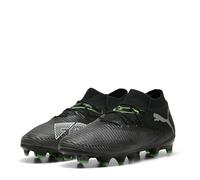 PUMA Future 8 Pro FG/AG JR, Zapatillas de fútbol, Black Silver-Fluo Green, 38.5 EU
