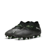 Puma - Future 8 Pro FG/AG JR, Zapatillas de fútbol Unisexo, Puma Black-Puma Silver-Fluo Green,