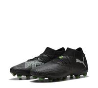 Puma - Future 8 Pro FG/AG, Zapatillas de fútbol Unisexo, Puma Black-Puma Silver-Fluo Green,