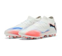 PUMA Future 8 Pro MG, Zapatillas de fútbol Unisex Adulto, Blanco Negro Rojo Brillante, 44 EU