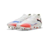 PUMA Future 8 Pro Mxsg, Zapatillas de fútbol Unisex Adulto, Blanco Negro Rojo Brillante, 46 EU