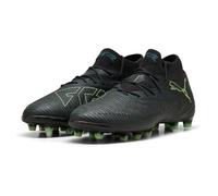 Puma - Bota de fútbol Future 8 Ultimate AG, Unisex, Black-Fizzy Light-Green Terrain, 9.5 UK