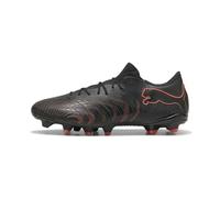 PUMA Future 9 Match Fusion FG/AG - Tenis de fútbol Unisex, Color Negro y Rojo Brillante, Gris Fuerte, Talla 9.5 de Reino Unido, Puma Negro Rojo Brillante Gris Fuerte, 44 EU