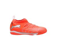 PUMA Future 9 Match It + Mid Jr, Zapatillas de fútbol Unisex para niños y niños, Glowing Red White Black Silver, 4.5 UK, Glowing Red Puma White Puma Black Puma Silver, 4.5 UK
