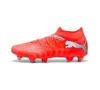 PUMA Future 9 Match MXSG - Tenis de fútbol Unisex, Color Rojo, Blanco, Negro y Plateado, Talla 6.5 de Reino Unido, Rojo Brillante Puma Blanco Puma Negro Puma Plata, 40 EU