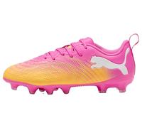 PUMA Future 9 Play FG/AG JR - Tenis de fútbol, Color Rosa venenoso, Color Blanco Aguamarina Brillante, Talla 13 de Reino Unido, Poison Pink Sun Stream Bright Aqua Puma White, 32 EU
