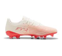 Puma Future 9 Play FG/AG WN - Tenis de fútbol para Mujer, Color Blanco Almendra SUGARED - Ultra Red Black, Talla 4 UK