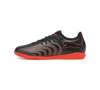 PUMA Future 9 Play IT - Tenis de fútbol Unisex, Color Negro y Rojo Brillante, Gris Fuerte, Talla 10.5 de Reino Unido, Puma Negro Rojo Brillante Gris Fuerte, 45 EU