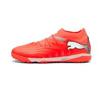 PUMA Future 9 Pro Cage - Tenis de fútbol Unisex, Color Rojo, Blanco, Negro y Plateado, Talla 6.5 de Reino Unido, Rojo Brillante Puma Blanco Puma Negro Puma Plata, 40 EU