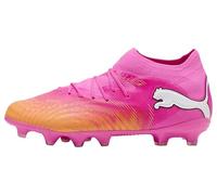 PUMA Future 9 Pro FG/AG JR - Tenis de fútbol, Color Rosa venenoso, Color Blanco Aguamarina Brillante, Talla 4 de Reino Unido, Poison Pink Sun Stream Bright Aqua Puma White, 4 UK