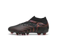 PUMA Future 9 Pro FG/AG - Tenis de fútbol Unisex, Color Negro y Rojo Brillante, Gris Fuerte, Talla 9 de Reino Unido, Puma Negro Rojo Brillante Gris Fuerte, 43 EU